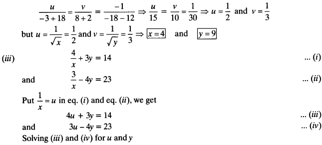NCERT Solutions for Class 10 Maths Chapter 3 Pair of Linear Equations in Two Variables Ex 3.6 5