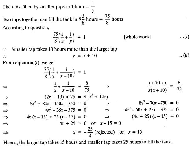 NCERT Solutions for Class 10 Maths Chapter 4 Quadratic Equations Ex 4.3 19