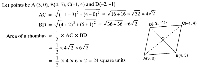NCERT Solutions for Class 10 Maths Chapter 7 Coordinate Geometry Ex 7.2 12