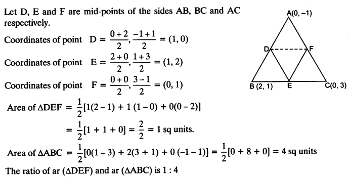NCERT Solutions for Class 10 Maths Chapter 7 Coordinate Geometry Ex 7.3 3