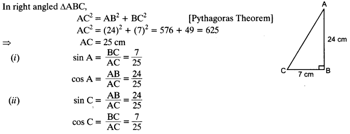 NCERT Solutions for Class 10 Maths Chapter 8 Introduction to Trigonometry Ex 8.1 1