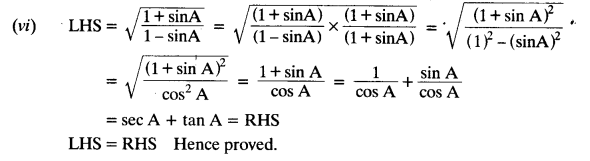 NCERT Solutions for Class 10 Maths Chapter 8 Introduction to Trigonometry Ex 8.4 9