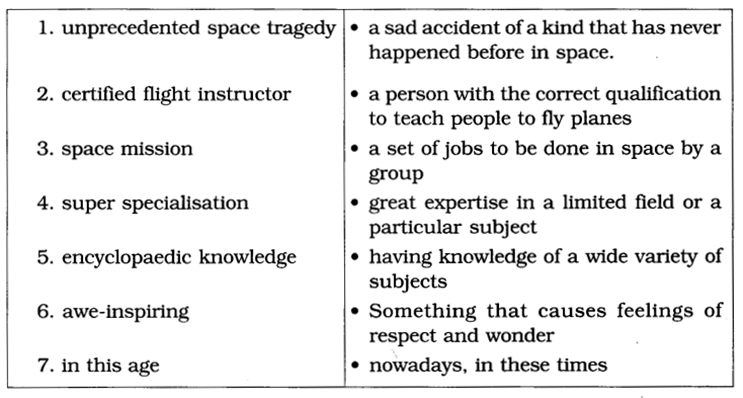 NCERT Solutions for Class 6 English Honeysuckle Chapter 4 An Indian-American Woman in Space Kalpana Chawla image 2
