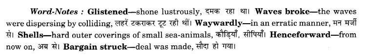 NCERT Solutions for Class 8 English Honeydew Poem Chapter 4 The Last Bargain Q4.1