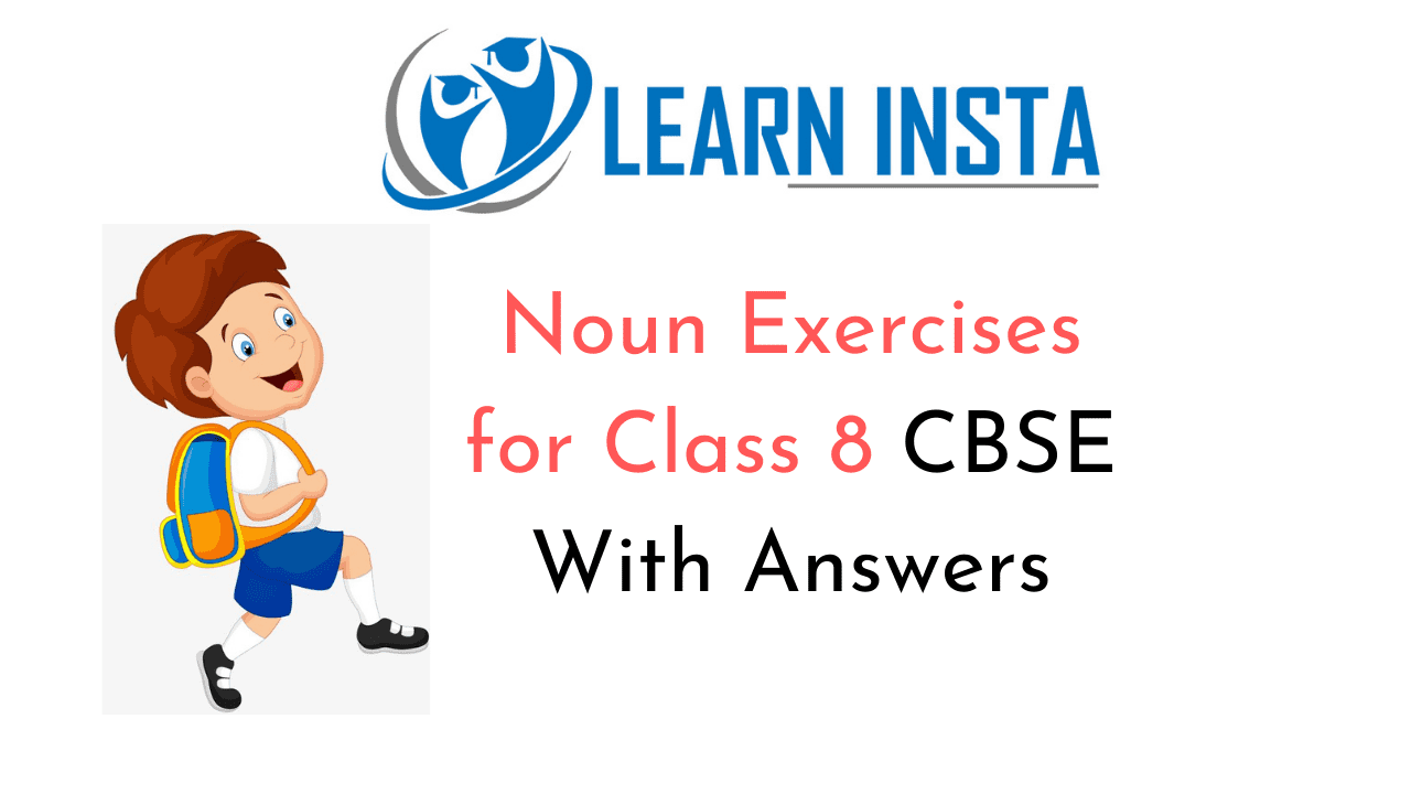 Noun Exercise For Class 8
