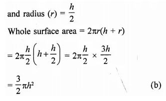 RD Sharma Class 9 Solutions Chapter 19 Surface Areas and Volume of a Circular Cylinder MCQS Q10.2