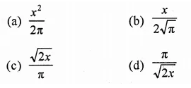 RD Sharma Class 9 Solutions Chapter 19 Surface Areas and Volume of a Circular Cylinder MCQS Q15.1