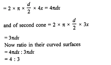 RD Sharma Class 9 Solutions Chapter 20 Surface Areas and Volume of A Right Circular Cone Ex 20.1 12.1