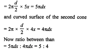 RD Sharma Class 9 Solutions Chapter 20 Surface Areas and Volume of A Right Circular Cone Ex 20.1 14.1