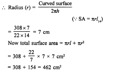 RD Sharma Class 9 Solutions Chapter 20 Surface Areas and Volume of A Right Circular Cone Ex 20.1 15.1