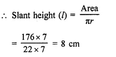 RD Sharma Class 9 Solutions Chapter 20 Surface Areas and Volume of A Right Circular Cone Ex 20.1 3.1