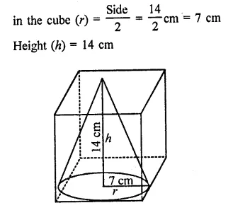 RD Sharma Class 9 Solutions Chapter 20 Surface Areas and Volume of A Right Circular Cone Ex 20.2 Q12.1