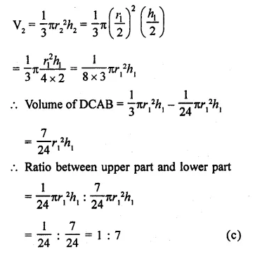 RD Sharma Class 9 Solutions Chapter 20 Surface Areas and Volume of A Right Circular Cone MCQS Q17.2