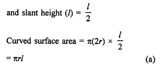 RD Sharma Class 9 Solutions Chapter 20 Surface Areas and Volume of A Right Circular Cone MCQS Q2.2