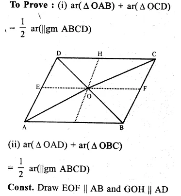 RS Aggarwal Class 9 Solutions Chapter 10 Area Ex 10A Q12.1