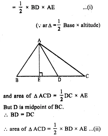 RS Aggarwal Class 9 Solutions Chapter 10 Area Ex 10A Q23.1