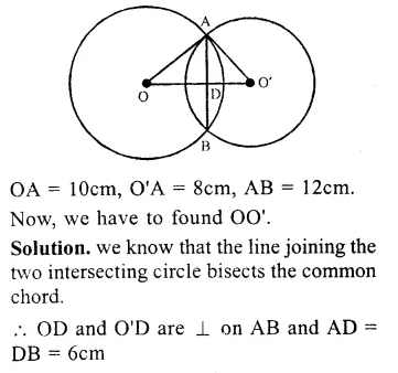 RS Aggarwal Class 9 Solutions Chapter 11 Circle Ex 11A Q12.1