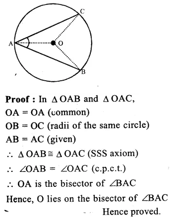 RS Aggarwal Class 9 Solutions Chapter 11 Circle Ex 11A Q20.2