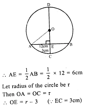 RS Aggarwal Class 9 Solutions Chapter 11 Circle Ex 11A Q6.1