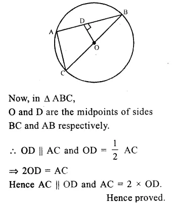 RS Aggarwal Class 9 Solutions Chapter 11 Circle Ex 11A Q8.1