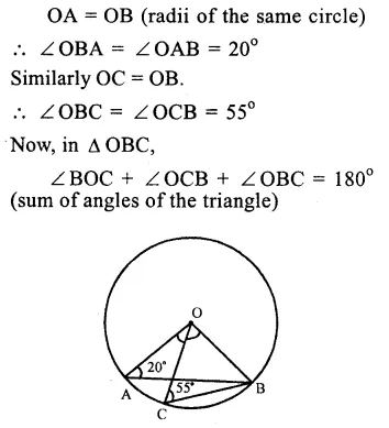 RS Aggarwal Class 9 Solutions Chapter 11 Circle Ex 11B Q12.1