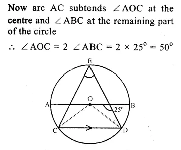 RS Aggarwal Class 9 Solutions Chapter 11 Circle Ex 11B Q8.1
