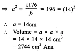 RS Aggarwal Class 9 Solutions Chapter 13 Volume and Surface Area Ex 13A Q1.16.1