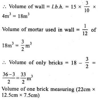 RS Aggarwal Class 9 Solutions Chapter 13 Volume and Surface Area Ex 13A Q6.1