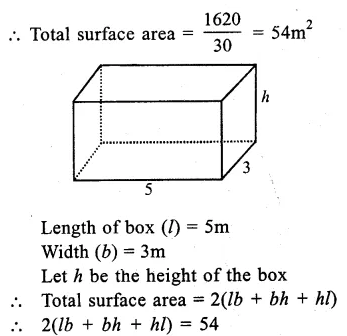 RS Aggarwal Class 9 Solutions Chapter 13 Volume and Surface Area Ex 13A Q8.2