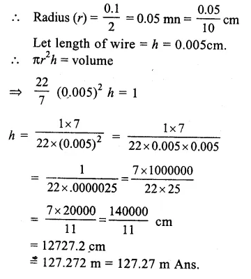 RS Aggarwal Class 9 Solutions Chapter 13 Volume and Surface Area Ex 13B 011.1