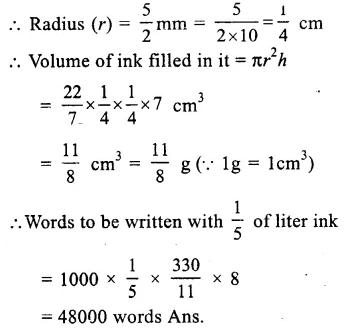 RS Aggarwal Class 9 Solutions Chapter 13 Volume and Surface Area Ex 13B 017.1