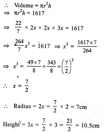 RS Aggarwal Class 9 Solutions Chapter 13 Volume and Surface Area Ex 13B 06.1