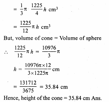 RS Aggarwal Class 9 Solutions Chapter 13 Volume and Surface Area Ex 13D Q15.2