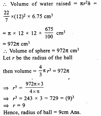RS Aggarwal Class 9 Solutions Chapter 13 Volume and Surface Area Ex 13D Q19.1