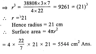 RS Aggarwal Class 9 Solutions Chapter 13 Volume and Surface Area Ex 13D Q2.1