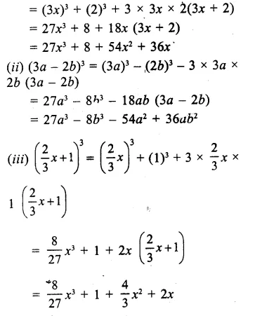 RS Aggarwal Class 9 Solutions Chapter 2 Polynomials Ex 2I Q1.1
