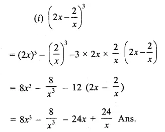 RS Aggarwal Class 9 Solutions Chapter 2 Polynomials Ex 2I Q2.1