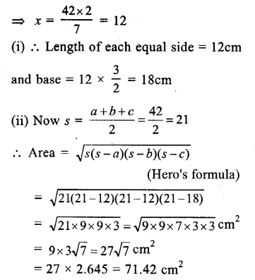 RS Aggarwal Class 9 Solutions Chapter 7 Areas Ex 7A Q11.2