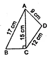 RS Aggarwal Class 9 Solutions Chapter 7 Areas Ex 7A Q19.1
