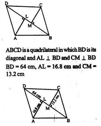 RS Aggarwal Class 9 Solutions Chapter 7 Areas Ex 7A Q24.1