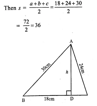 RS Aggarwal Class 9 Solutions Chapter 7 Areas Ex 7A Q4.1