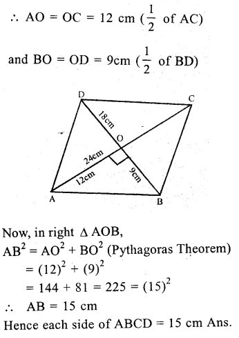 RS Aggarwal Class 9 Solutions Chapter 9 Quadrilaterals and Parallelograms Ex 9B Q10.1