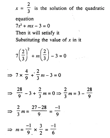 Selina Concise Mathematics Class 10 ICSE Solutions Chapter 5 Quadratic Equations Ex 5B Q28.1