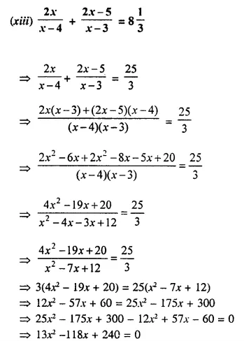 Selina Concise Mathematics Class 10 ICSE Solutions Chapter 5 Quadratic Equations Ex 5C Q1.13