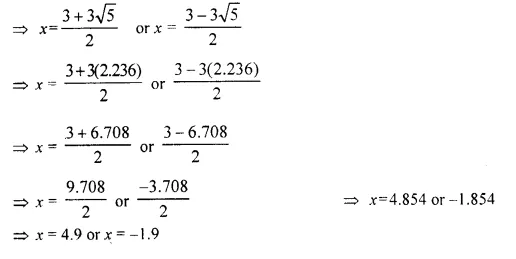 Selina Concise Mathematics Class 10 ICSE Solutions Chapter 5 Quadratic Equations Ex 5C Q11.2
