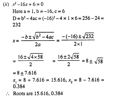 Selina Concise Mathematics Class 10 ICSE Solutions Chapter 5 Quadratic Equations Ex 5C Q4.2