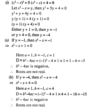 Selina Concise Mathematics Class 10 ICSE Solutions Chapter 5 Quadratic Equations Ex 5C Q6.1