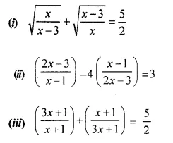 Selina Concise Mathematics Class 10 ICSE Solutions Chapter 5 Quadratic Equations Ex 5C Q7.1
