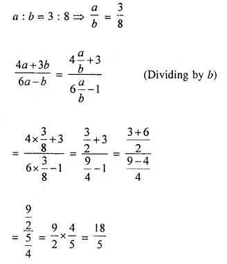 Selina Concise Mathematics Class 10 ICSE Solutions Chapter 7 Ratio and Proportion Ex 7A Q3.1