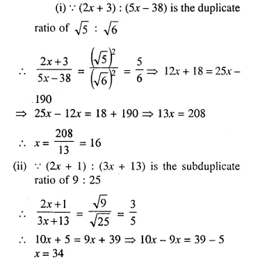 Selina Concise Mathematics Class 10 ICSE Solutions Chapter 7 Ratio and Proportion Ex 7D Q5.1